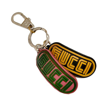 GUCCI Logo Gummi-Platte Schlüsselanhänger 12345 122769267