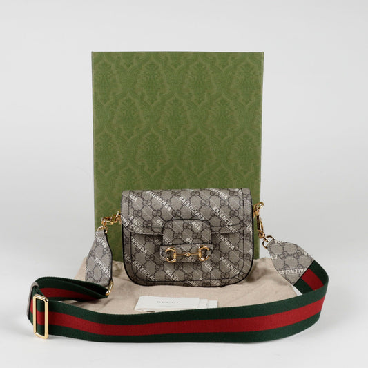 GUCCI ホースビット 1955 ハッカープロジェクト ミニショルダークロスバッグ 122419682
