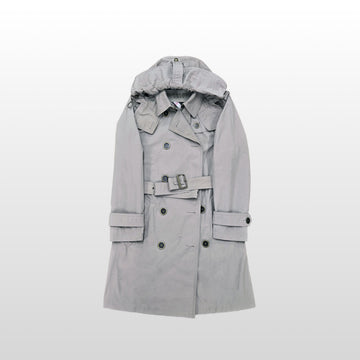 Burberry Hooded Taffeta Balmoral Trench Coat FR 44 KR 88 2XL 122936211