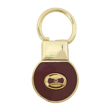 GUCCI ボルドーXゴールドキーホルダー 122967437