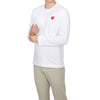 Comme Des Garcons Red Patch Long Sleeve T-Shirt AX T118 051 2 122979559 [P]