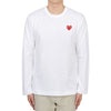 Comme Des Garcons Red Patch Long Sleeve T-Shirt AX T118 051 2 122979559 [P]