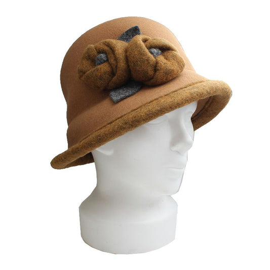 Other Brand Cognac Wool Bucket Hat 12345 122986628