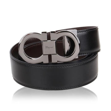 SALVATORE FERRAGAMO Doppelte Gancio Schnalle Gürtel für Herren 0644557 30114325