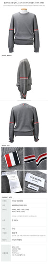 THOM BROWNE Gestreifter Armbandpullover / MKA326A Y3001 055 57690566 [P]
