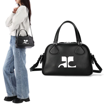 Courreges Redition Bowling Handbag PERGSA062CR0045 BLACK 76538101
