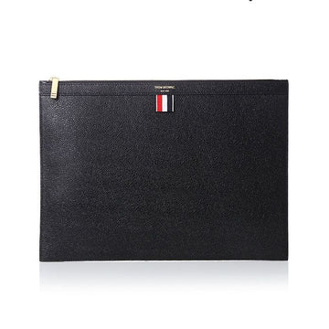 Thom Browne 23FW RWB Tab Pebble Grain Clutch Medium 65243211