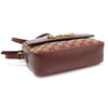 Gucci 645454 GG Jacquard Burgundy Leather Horsebit 1955 Small Shoulder Bag 123091834 [P]