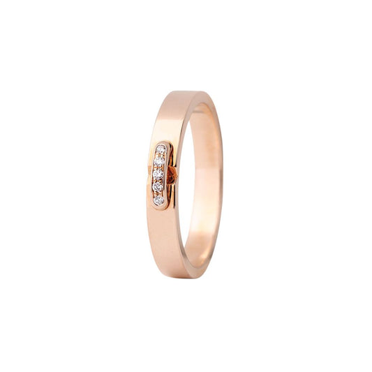 CHAUMET Rose Gold Liange Evidence Ring Size 51 34157 123092453