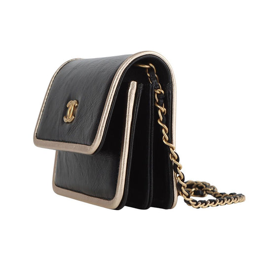 CHANEL AP2767 ゴールデンフレーム ミニ チェーン 財布 クロスボディバッグ 34161Y 123092526