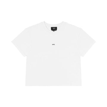 APC COHBW F26387 TAG WHITE/BLACK レディース Tシャツ 123093929