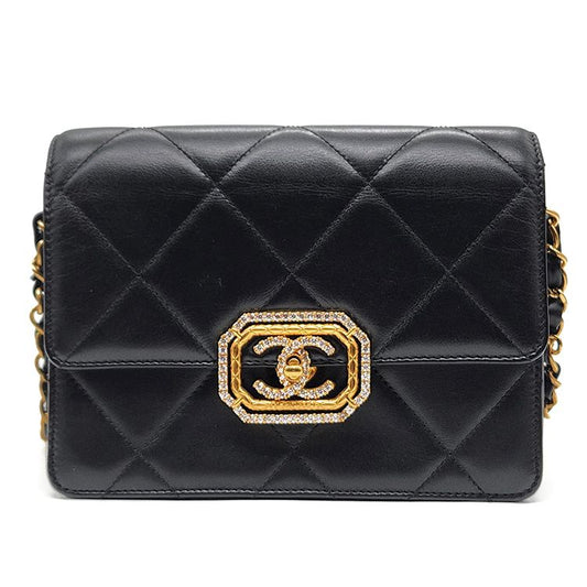 CHANEL ストラスミニフラップバッグ (AS3720) L892860 123094122