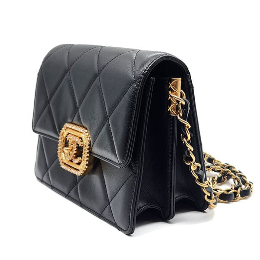 CHANEL ストラスミニフラップバッグ (AS3720) L892860 123094122