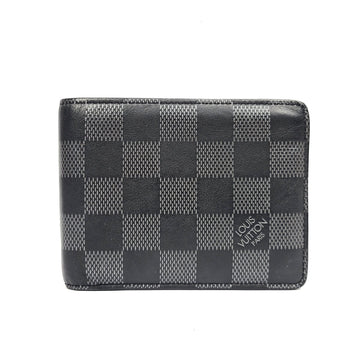 Louis Vuitton Damier Multiple Wallet Compact Wallet Infinite Black N60186 123100608