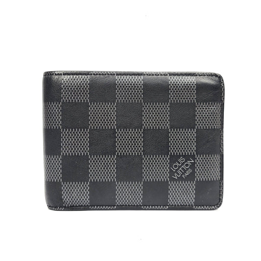 Louis Vuitton Damier Multiple Wallet Compact Wallet Infinite Black N60186 123100608