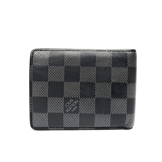 Louis Vuitton Damier Multiple Wallet Compact Wallet Infinite Black N60186 123100608