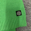 Stone Island Kids Logo Patch Wool Cashmere Scarf (Green) 7916N02Z3 V0050 123112291 [P]