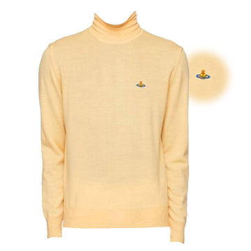 Vivienne Westwood Embroidered Logo Wool Turtleneck 156910955