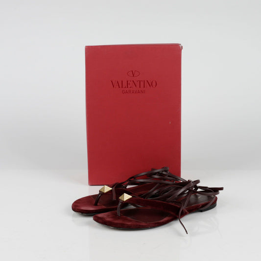 Valentino Roman Stud Strap Sandal 39 123080761