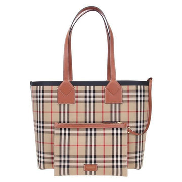 BURBERRY Karo Baumwolle Mittel London Tote Tasche / 8066223 1 48940209