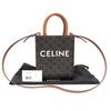 CELINE Triope Canvas Tan Kalderskin Cabas Mini Vertikal 2WAY 194372BZK.04LU 123197685 [P]