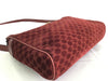 CELINE Velour Rot Schultertasche 123197861 [P]