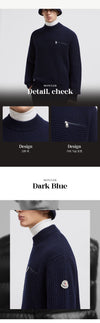 MONCLER モンクレール ジロコロ トリコ GIROCOLLO TRICOT ウール カシミヤ セーター 9C00007 M4281 745 123202202 [P]