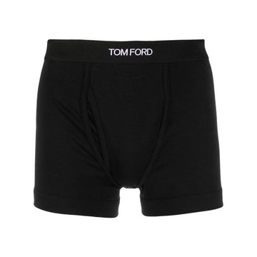 TOM FORD T4LC3 141 / Logo Baumwolle Modal Boxershorts Schwarz 118933540