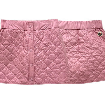 Moncler Kids Logo Patch Padded Skirt 527 Light Pink 2D00002 788K1 527 123360597
