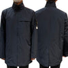 STONE ISLAND プラッドパターンプリマロフトパディングジャケットネイビー stamp: 771540627 V0020 123360607 [P]