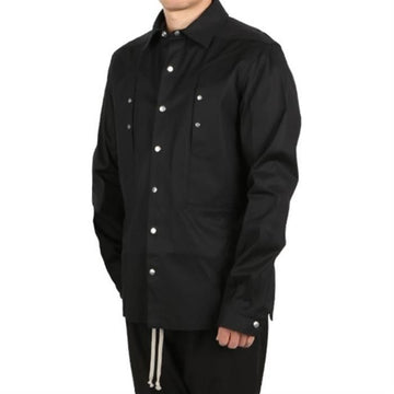 RICK OWENS RU01B1729 TEX 09 Baumwollhemdjacke 64234239