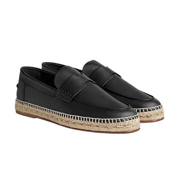 HERMES Espadrilles für Herren aus Kalbsleder mit Seilsohle H231002ZH01420 123452108 [P]