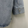 AMI Heart Logo Oversized Denim Shirt Jacket Javel Indigo (UJK253 DE0027 448) 123453161 [P]