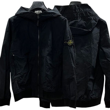 Stone Island Kids Woven Patch Nylon Hooded Zip Jacket 8 (781640530 V0029) 123465499