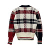 Thom Browne Donagole Tartan Stripe Cardigan Red 123467332 [P]