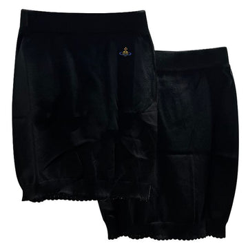 VIVIENNE WESTWOOD ORBロゴ刺繡ニットミニスカート (1802000H Y000T N401) 123471932