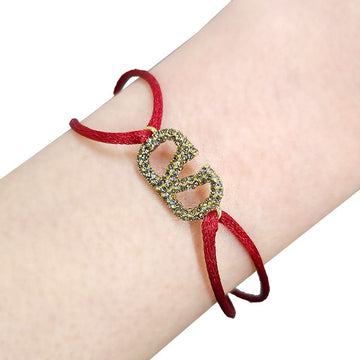 VALENTINO Kristallknotenarmband mit V-Logo-Signatur (3W2J0F81 YAB 32W) 123472499