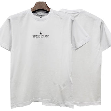 STONE ISLAND STAMP ONE ロゴプリント 半袖Tシャツ V0001 123473477