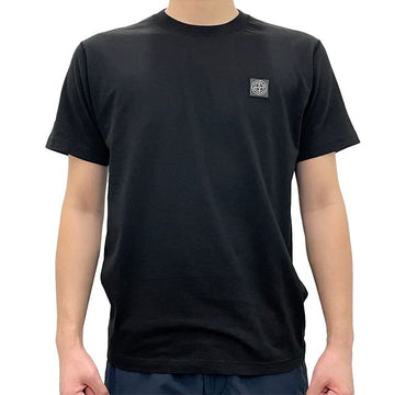 STONE ISLAND FISSATO Bio-Baumwolle Logo-Patch T-Shirt kurzärmlig A0029 123473685