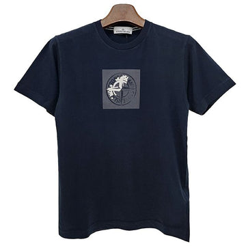 Stone Island Institutional One Logo Print T-Shirt Navy (80152NS83 V0020) 123473752