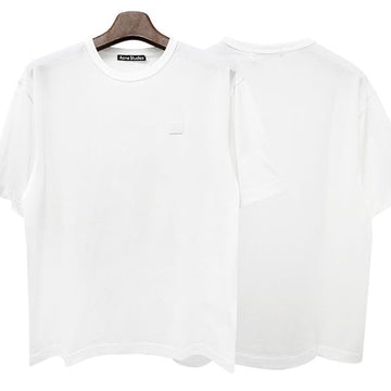 Acne Studios 24SS Face Logo Relaxed Fit T-Shirt Optic White 183 123475198
