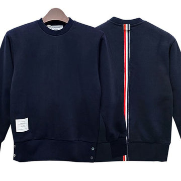 Thom Browne Classic Back Logo Three-Stripes Sweatshirt Navy FJT070A 03377 415 123475949