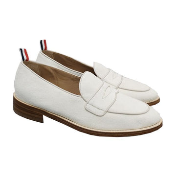 Thom Browne 23FW Three-Stripe Tab Varsity Penny Loafer Off White 114 MFL087A L0037 123478510