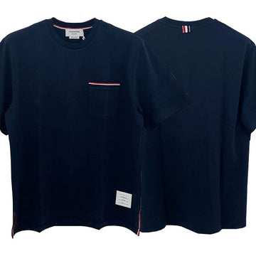 THOM BROWNE Oversized T-Shirt mit kurzen Ärmeln in Navy (415) (MJS183A 07323 415) 123479203