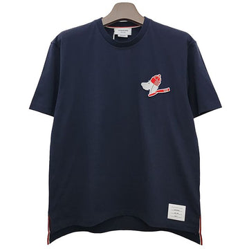 Thom Browne Hector Logo Short-Sleeve T-Shirt Navy 415 123479259