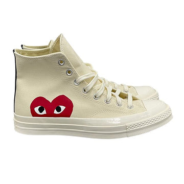 Comme Des Garcons Play Heart Chuck Taylor Converse High Top Sneakers 23FW P1K112 2 150205C 123480226