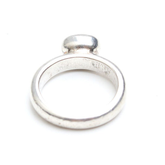 Other Brand Oval Pearl 925 Silver Ring 9 123490079