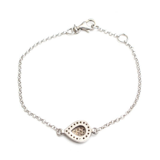 Other Brand 925 Silver Crystal Drop Bracelet 123490223
