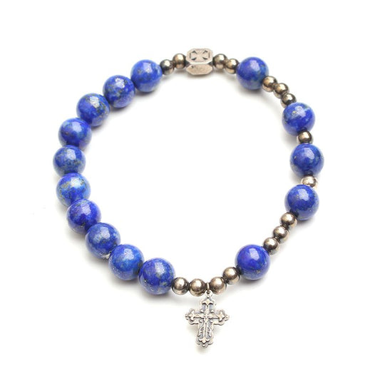 Other Brand Lapis Lazuli Rosario Bracelet 123490465