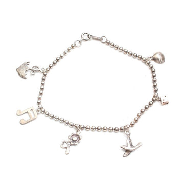 Other Brand 925 Silver Summer Motif Charm Bracelet 123512663